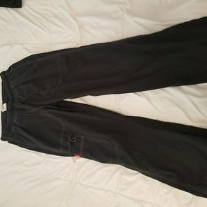 Black scrub pants